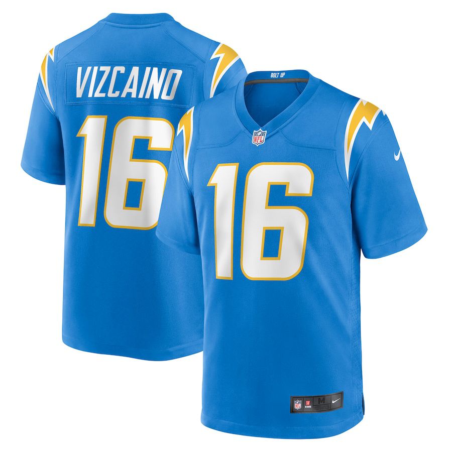 Men Los Angeles Chargers #16 Tristan Vizcaino Nike Powder Blue Game NFL Jersey